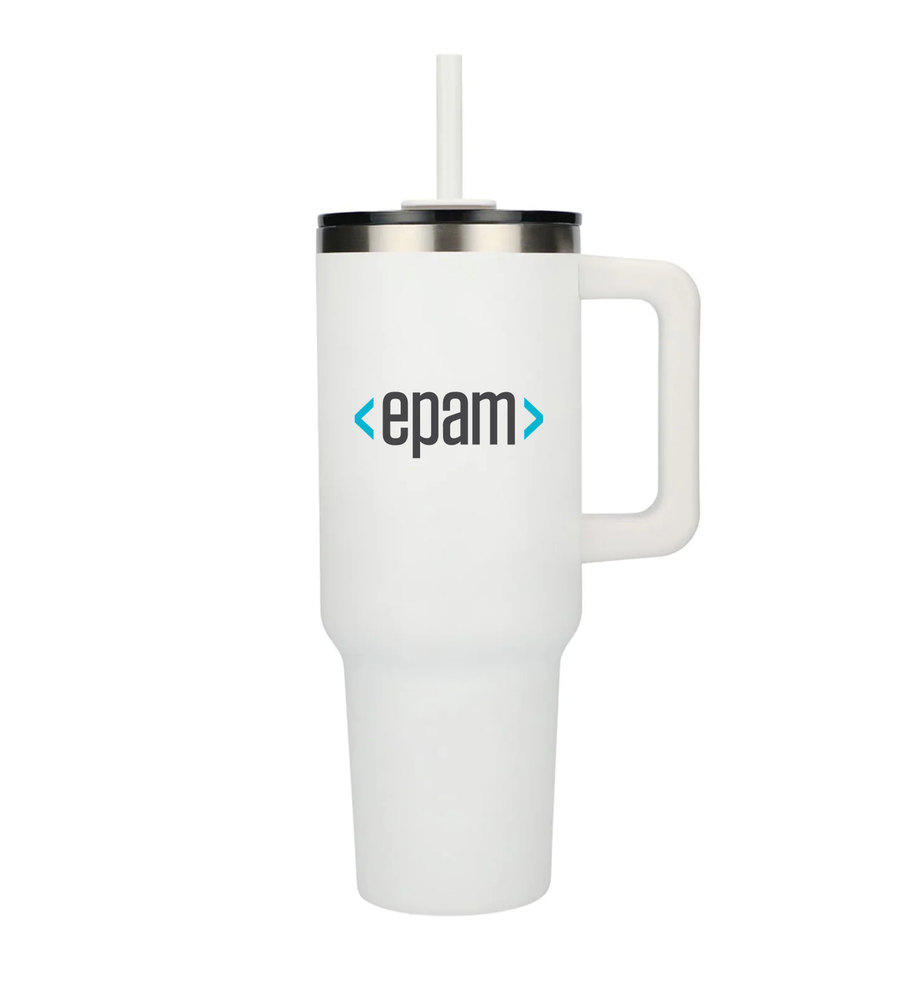 Pinnacle 40 oz Eco Travel Tumbler with Straw